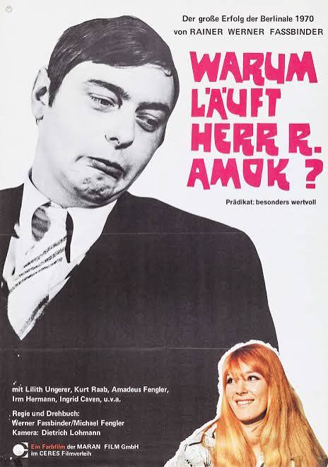 Cartel original de Warum läuft Herr R. Amok?, de Rainer Werner Fassbinder